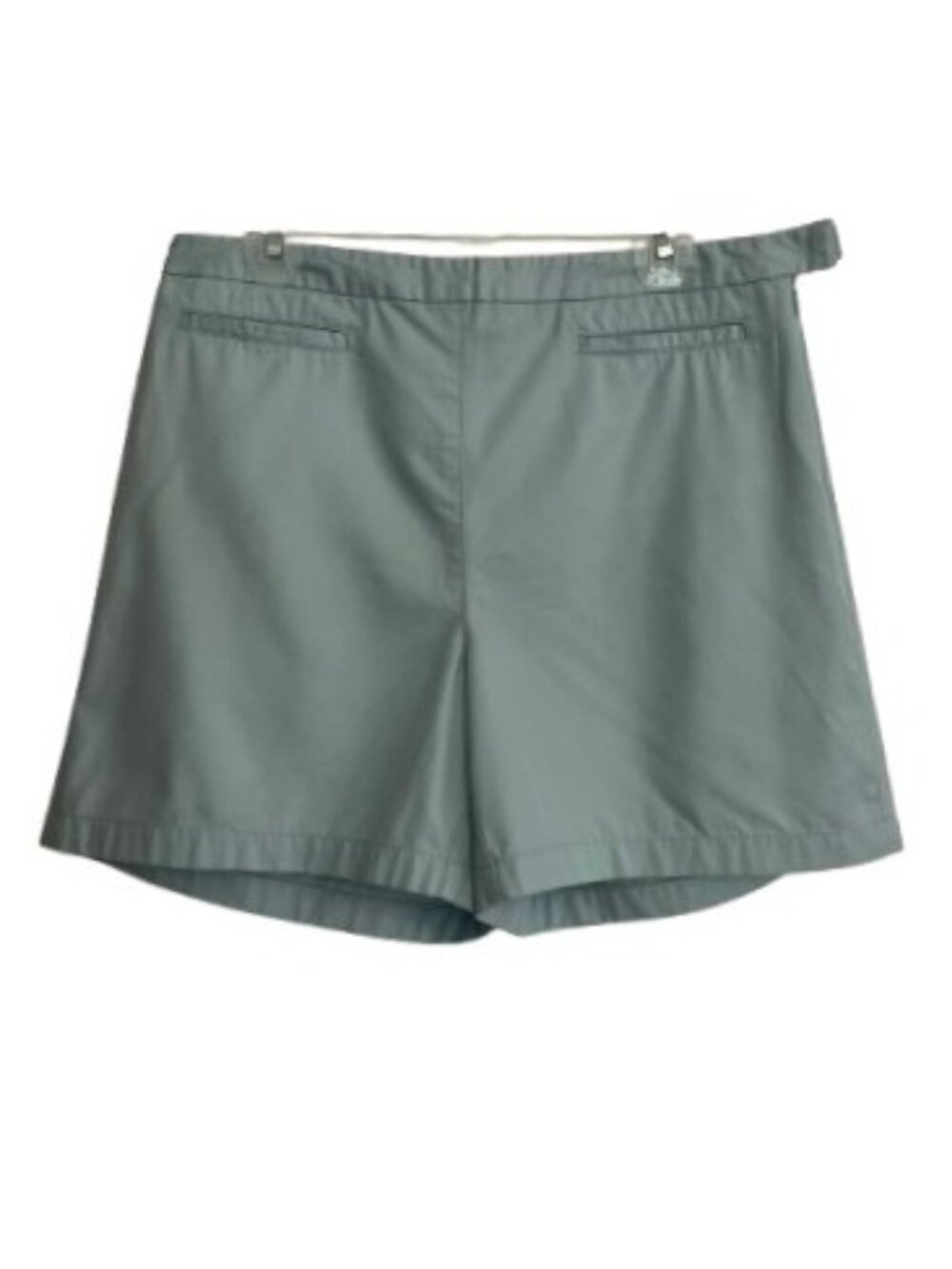 Vintage 90s Ann Taylor Light Aqua Blue Cotton Chino Shorts Sz 14 Deadstock NWT